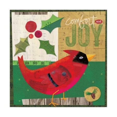 Trademark Fine Art Holli Conger 'Cardinals 2' Canvas Art, 24x24 ALI47199-C2424GG